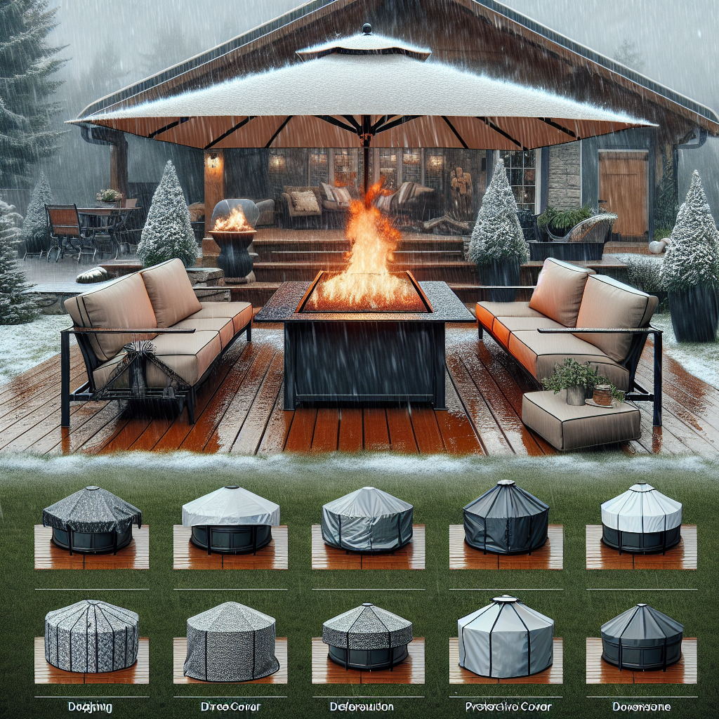 Are There Fire Pit Covers To Protect It From Rain And Snow?