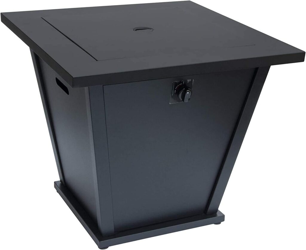 Bond Manufacturing 51843 28in Olivera Fire Table, Black