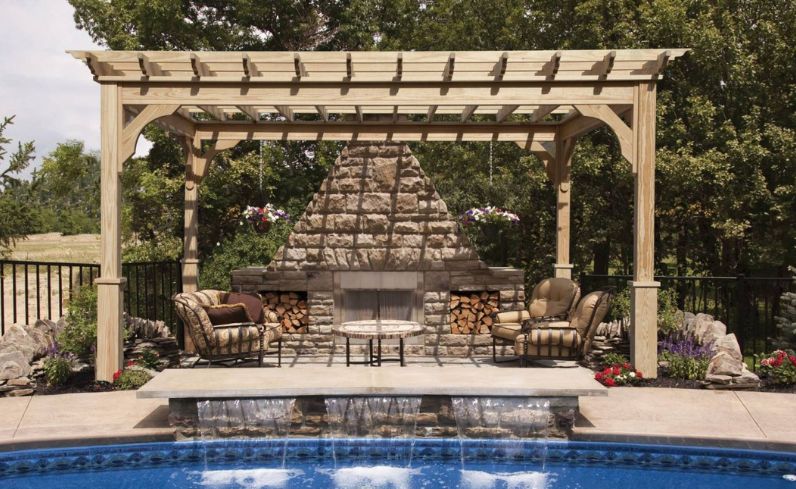 Can I Install A Fire Pit Under A Pergola Or Gazebo?