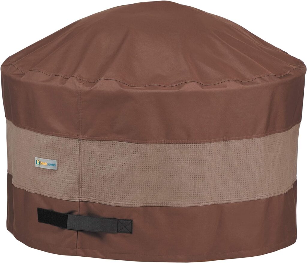 Classic Accessories Duck Covers Ultimate Waterproof Round Fire Pit Cover, 30 Inch