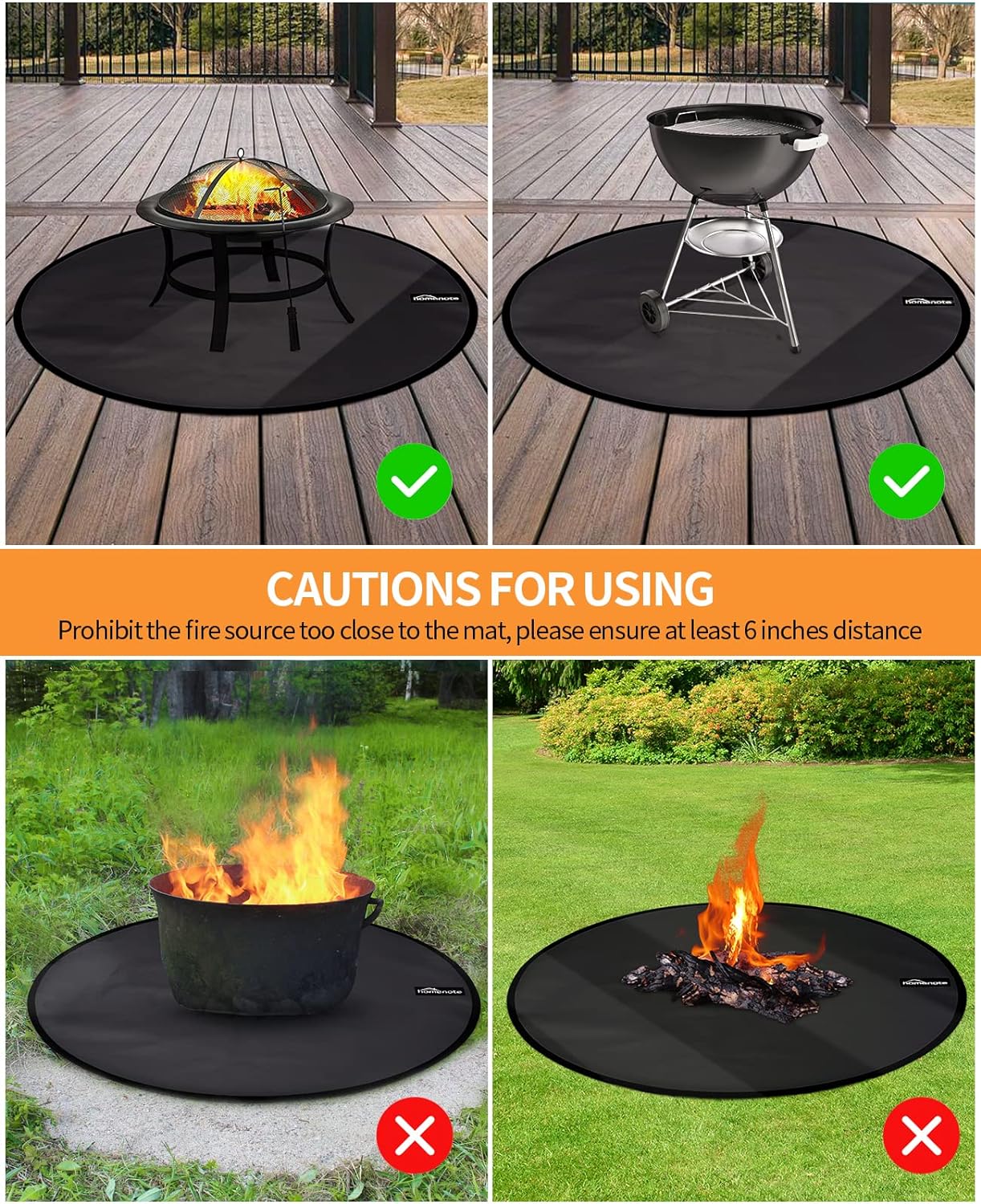 Homenote Round Under Grill Mat Review