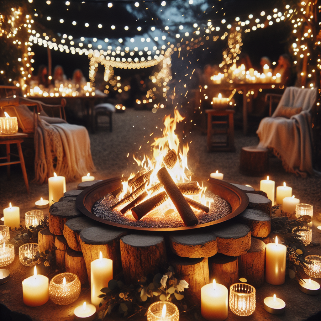 What Are The Different Fire Pit Lighting Ideas For Evening Gatherings?