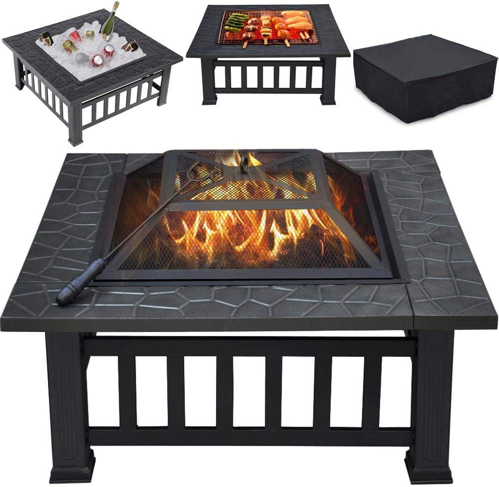 Yaheetech Fire Pit Table Review