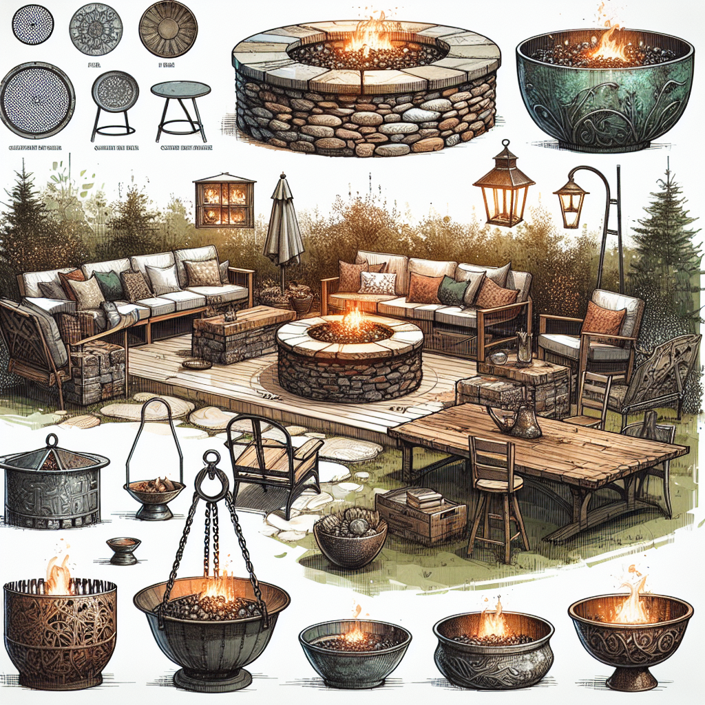 What Are The Best Fire Pit Design Ideas For A Rustic Or Country Setting?