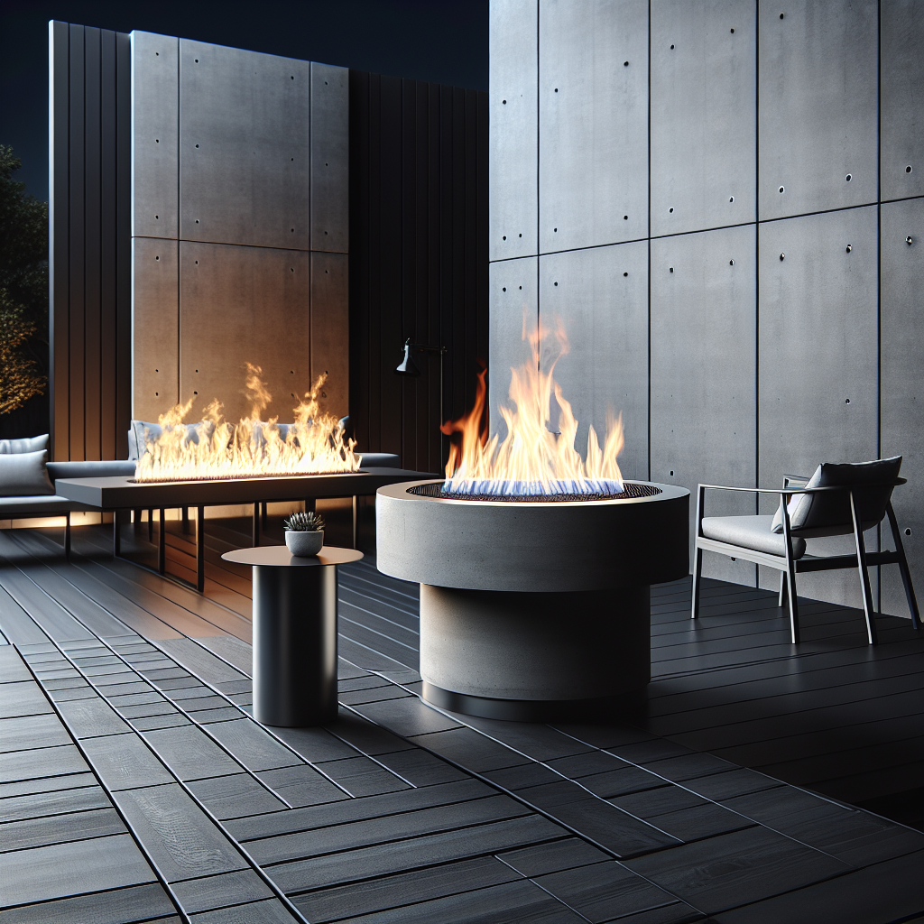 What Are The Best Fire Pit Options For A Contemporary Outdoor Design?