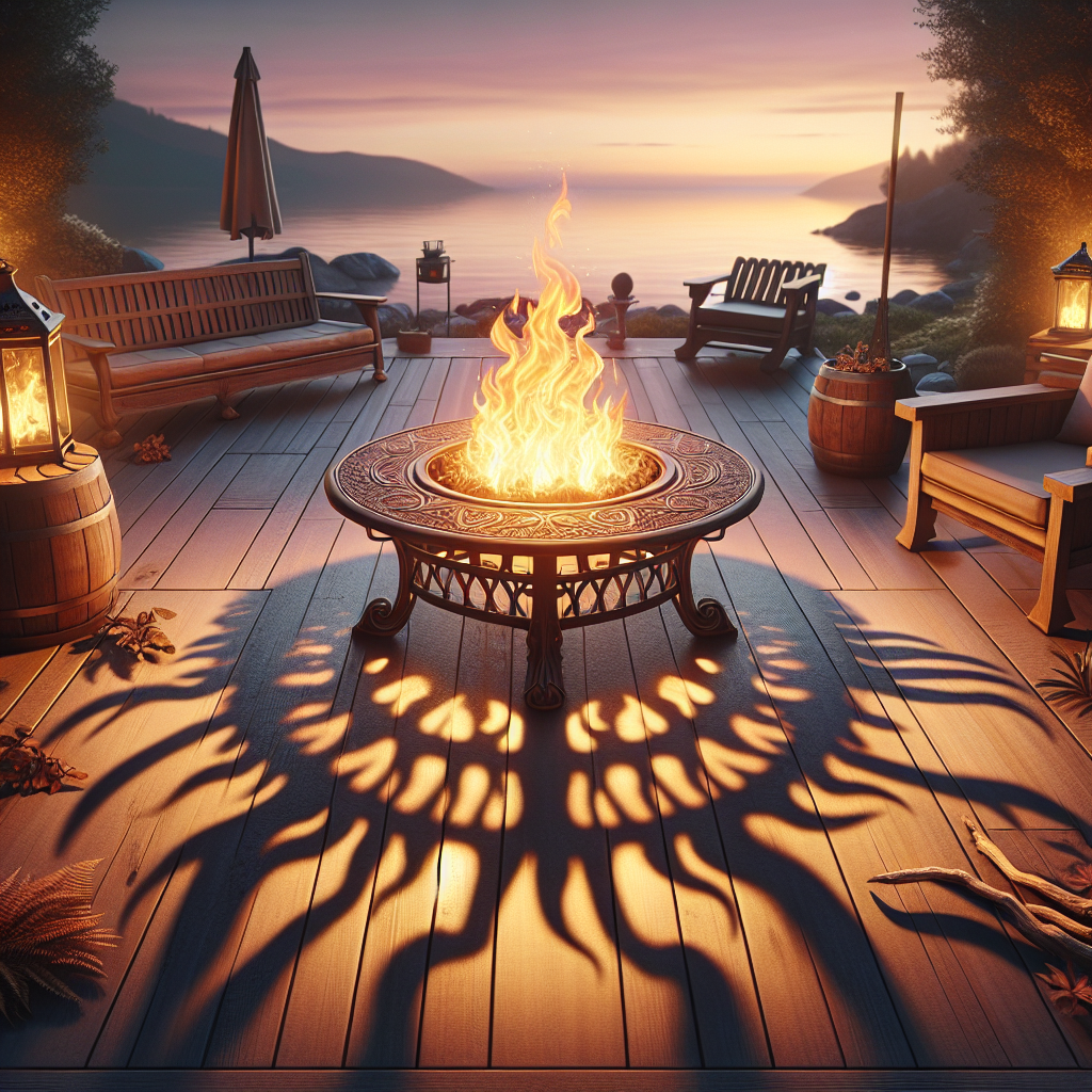 What Are The Safety Precautions For Using Fire Pit Tables Near Flammable Materials?