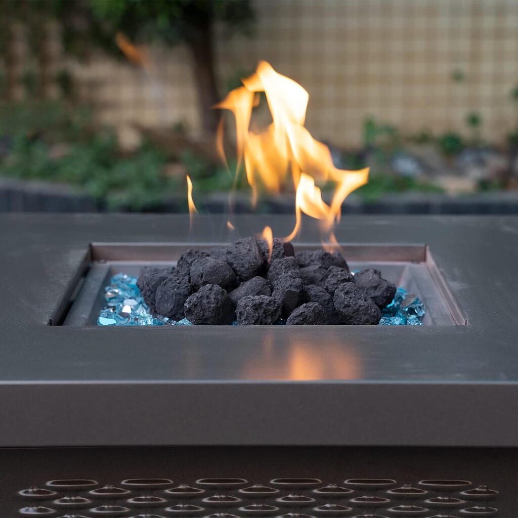 Can I Use Lava Rocks In A Propane Fire Pit Instead Of Ceramic Logs?