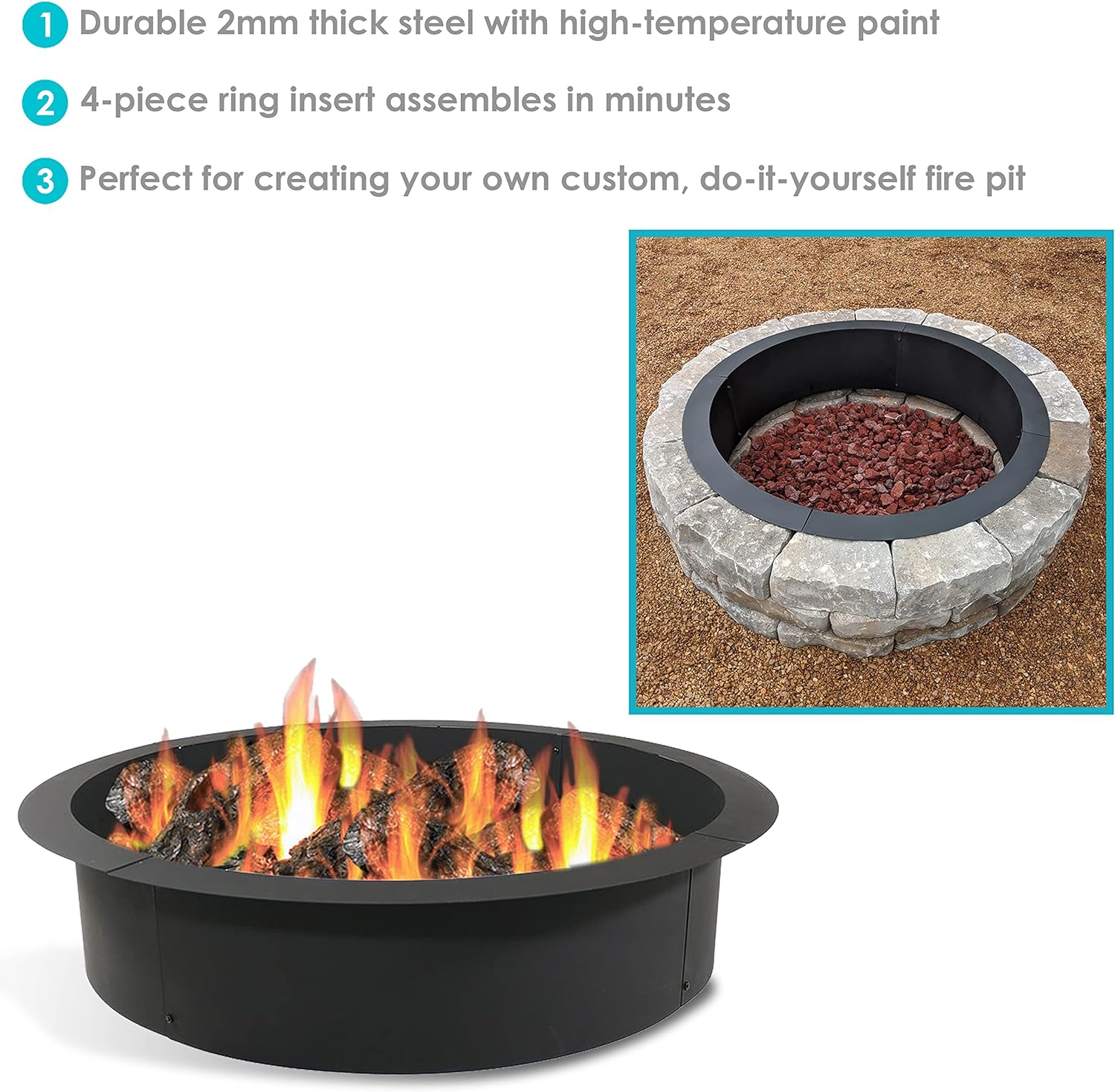 Sunnydaze Fire Pit Ring Insert Review