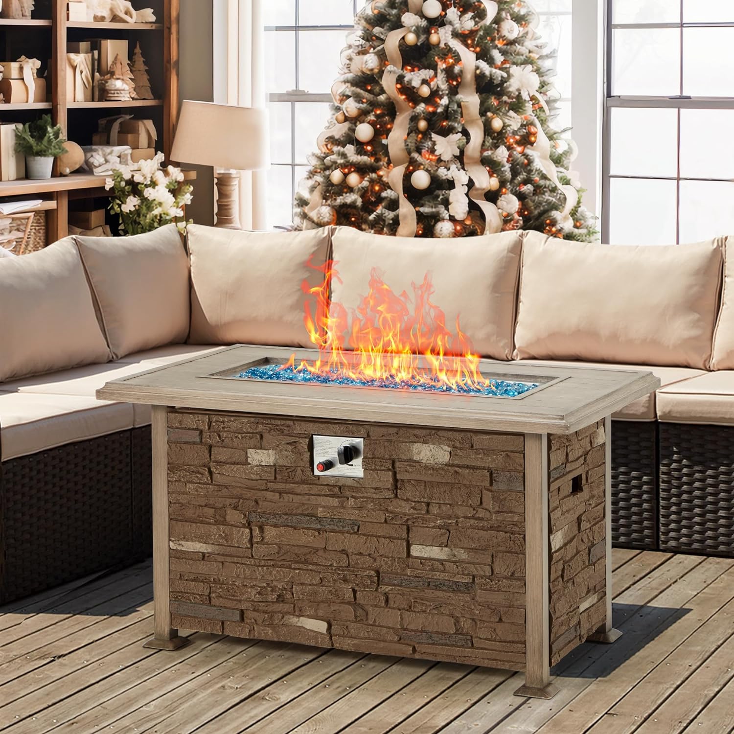 Vicluke Aluminum Propane Fire Pit Table Review