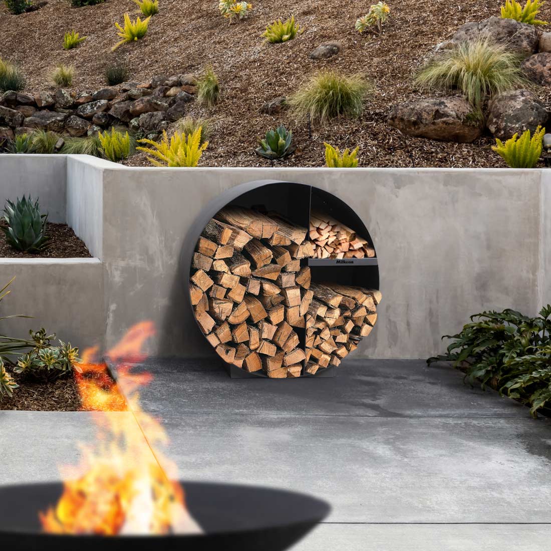 What’s The Best Way To Store Firewood For A Wood Fire Pit?