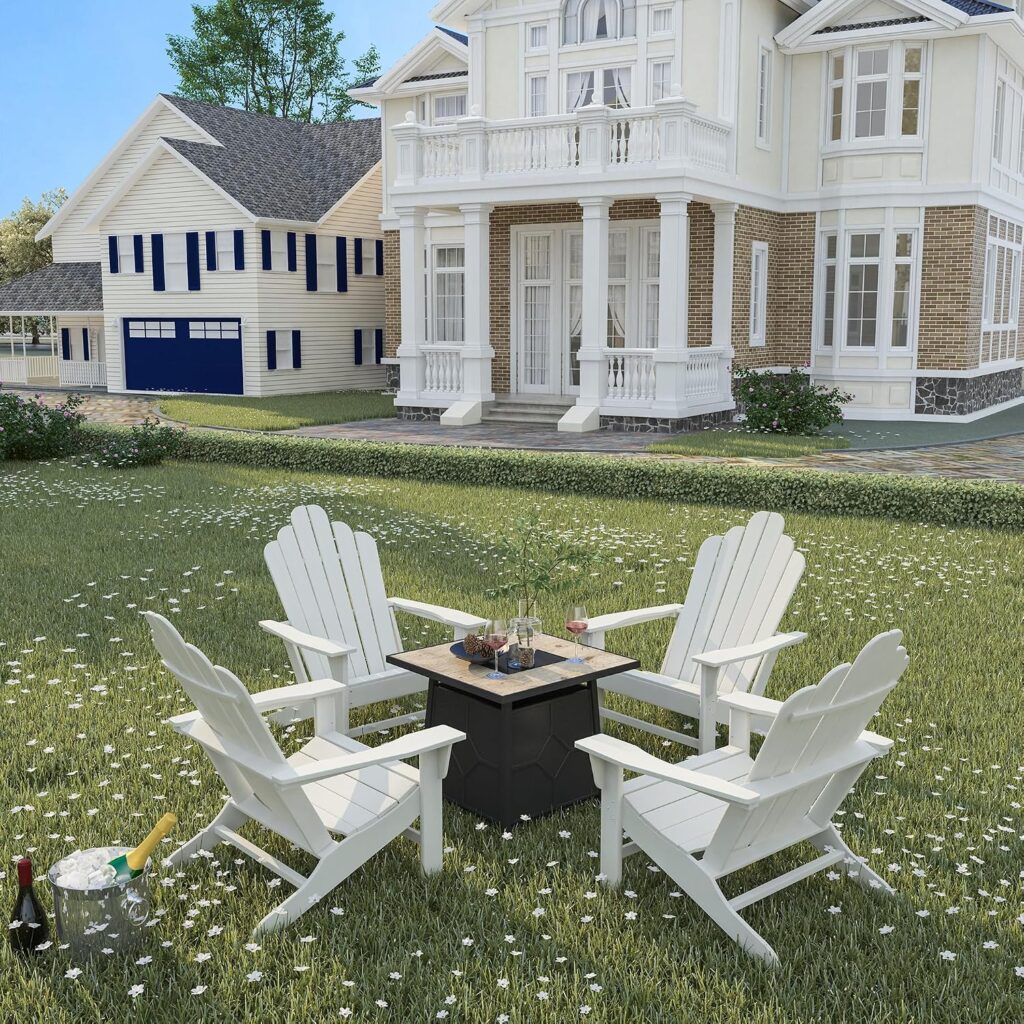 CASAINC Outdoor Fire Table Gas Fire Pit Inch Auto-Ignition Propane Fire Pit Table, 40,000 BTU Firepit with CeramicTile Tabletop, Lid and Lava Rock, Waterproof Cover, CSA Certification-Gray CASAINC Outdoor Fire Table Gas Fire Pit Inch Auto-Ignition Propane Fire Pit Table, 40,000 BTU Firepit with CeramicTile Tabletop, Lid and Lava Rock, Waterproof Cover, CSA Certification-Gray