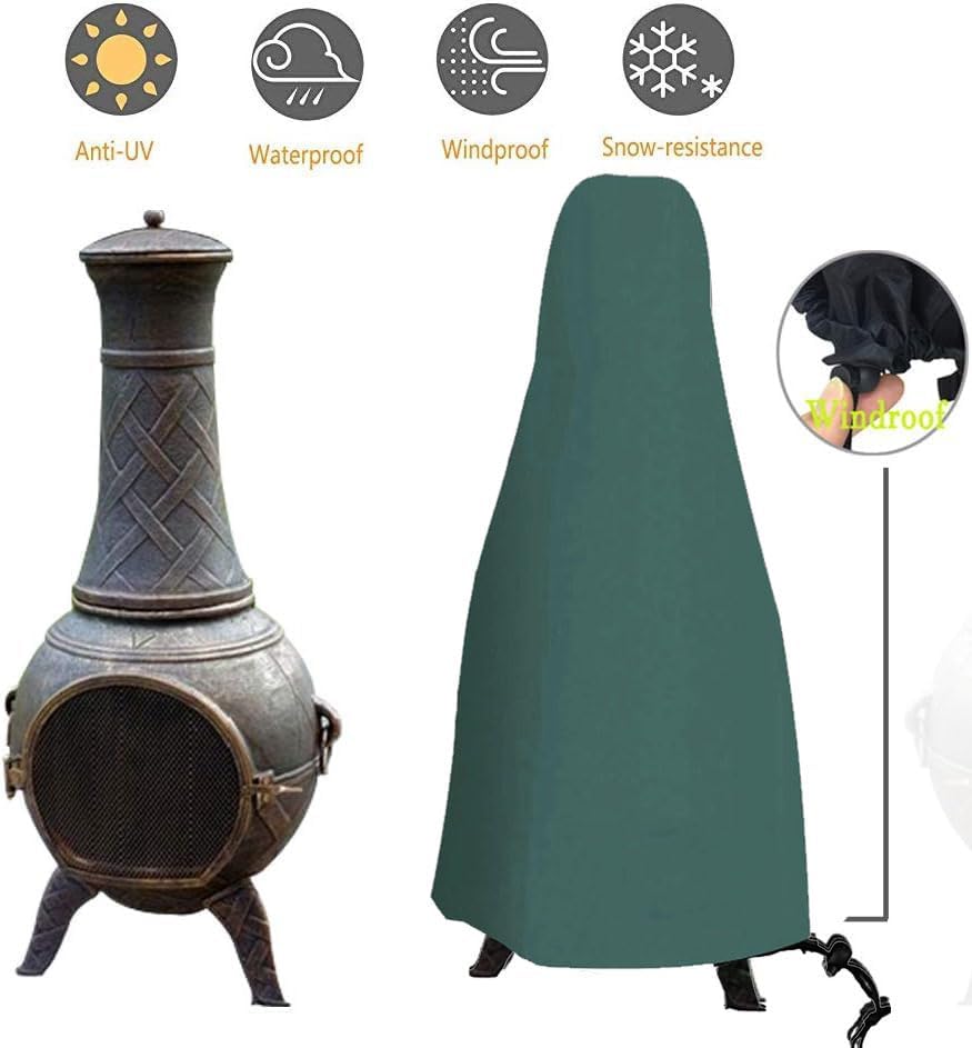 Outdoor Patio Chiminea Caps, Protective Chiminea Covers Waterproof, Fire Pit Heater Cover, Outdoor Patio Chiminea Covers Outdoor Patio Chiminea Caps, Protective Chiminea Covers Waterproof, Fire Pit Heater Cover, Outdoor Patio Chiminea Covers