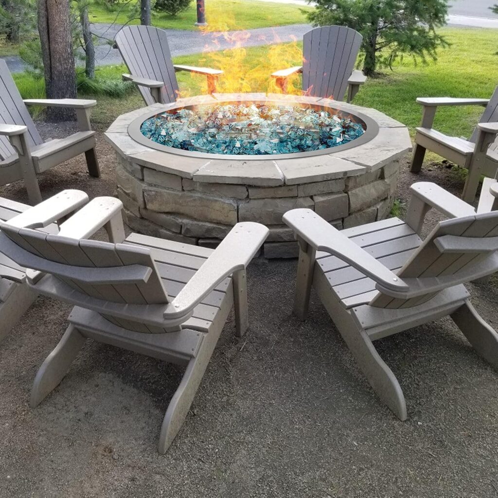 Stanbroil 31-Inch Round Fire Pit Burner Pan, Drop-in Fire Pit Insert for Natural Propane Gas Firepit Table, Stainless Steel, BTU 296,000 Max Stanbroil 31-Inch Round Fire Pit Burner Pan, Drop-in Fire Pit Insert for Natural Propane Gas Firepit Table, Stainless Steel, BTU 296,000 Max