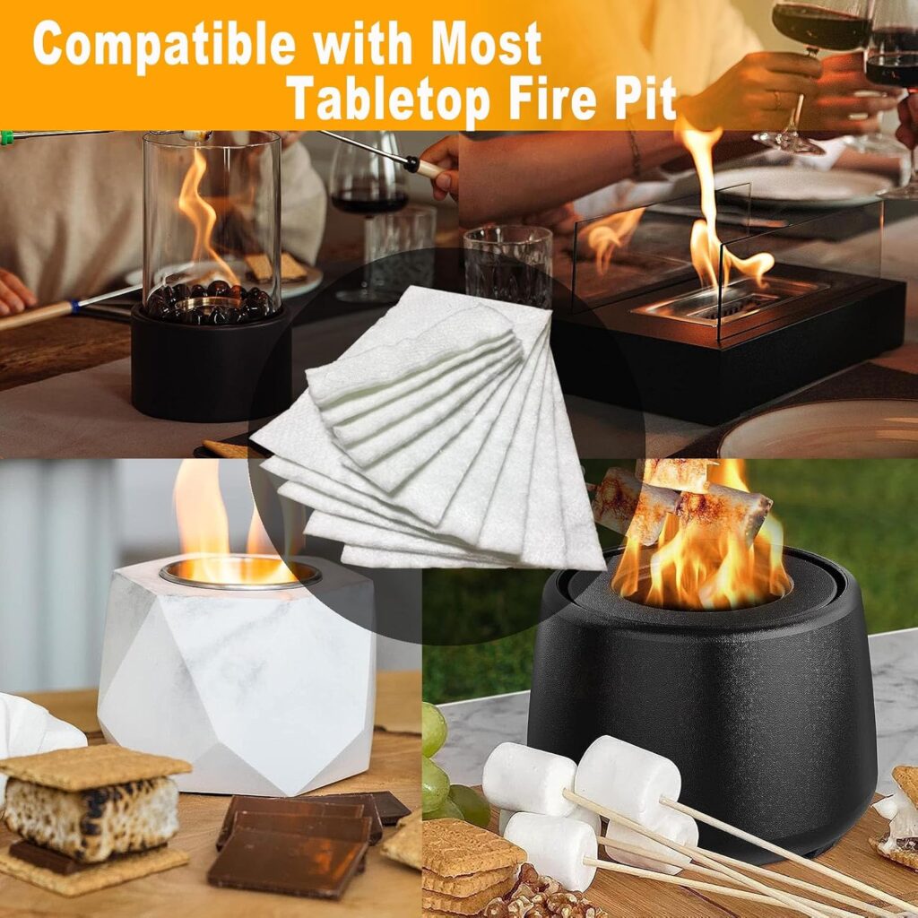 Tabletop Fire Pit Ceramic Wool Wick for ROZATO, EDELFELD, Roundfire, Colsen, Flammtal Tabletop Firepit to Extend Burning Time, Sponge Cotton Core for Ethanol Tabletop Fires PCS Tabletop Fire Pit Ceramic Wool Wick for ROZATO, EDELFELD, Roundfire, Colsen, Flammtal Tabletop Firepit to Extend Burning Time, Sponge Cotton Core for Ethanol Tabletop Fires PCS