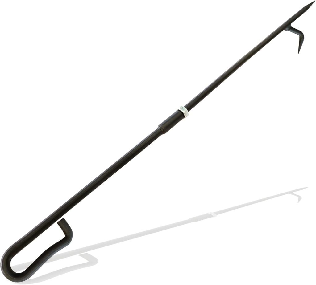 Fire Poker for Fire Pit. Inc Lb Heavy Duty Fireplace Poker Made of Diameter 0.47 Inc Solid Steel. Upgraded Campfire Poker for Fireplace, Camping, Fire Pit, Wood Stove, Outdoor Indoor Use.