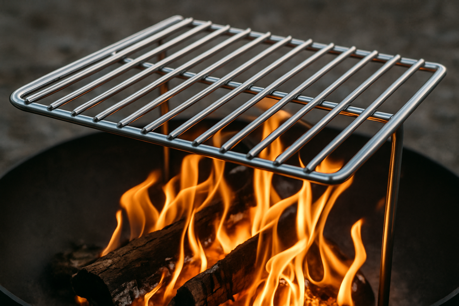 How Do I Add A Cooking Grate To My Existing Wood Fire Pit?